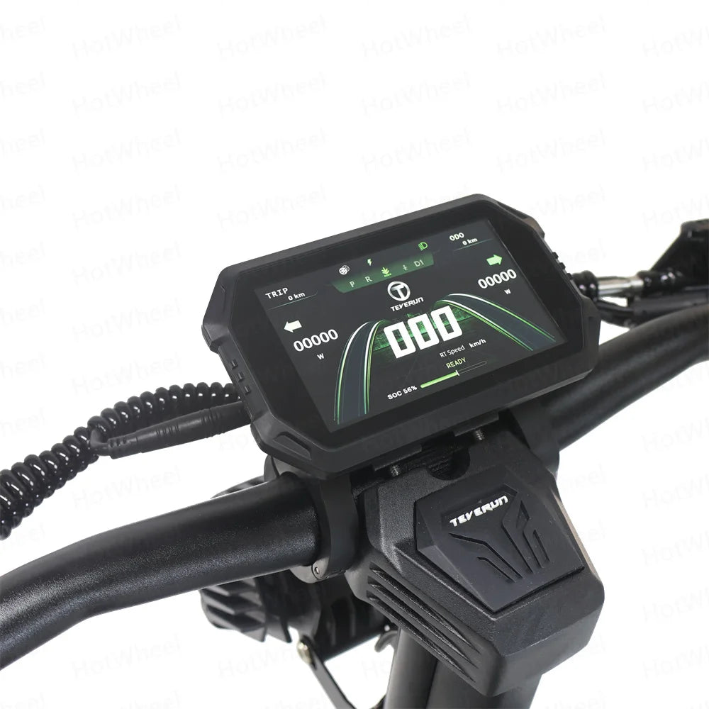 TEVERUN For Supreme Ultra V4 4000W 2000W*2 Dual Motor 72V 60Ah Battery 11inch Tire 4inch Display PKE Four-Piston Brake System
