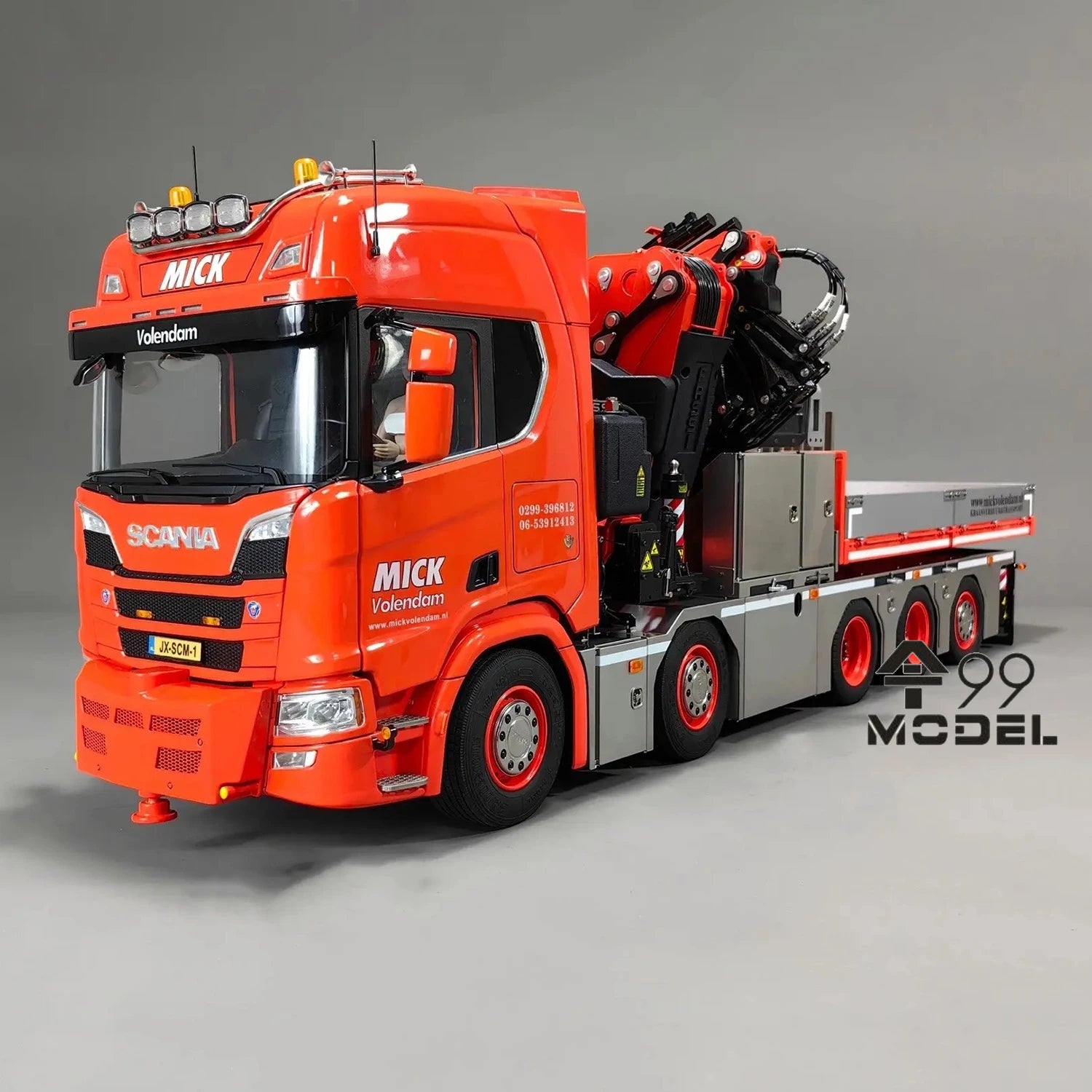 F1650 RC Crane R650 RC Truck 10x10 1/14 Metal Hydraulic Crane Truck Model Advanced Engineering Machinery RC Car Toy