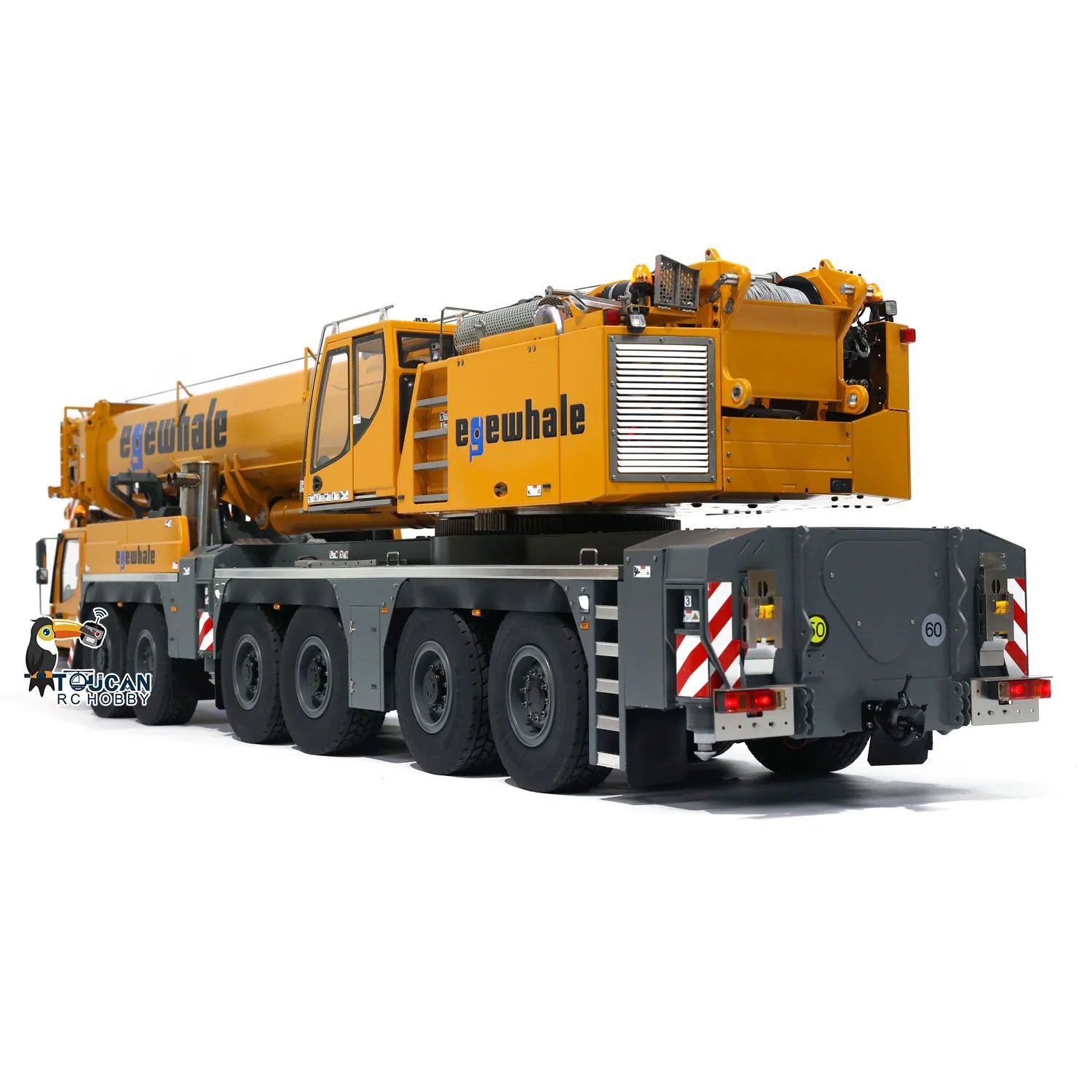 Eyewhale 1/14 LTM1350 6 Axles Heavy Cranes Truck RC Hydraulic Mobile Giant 5M Length Crane Cars Vehicle Toys for Adults TH23733