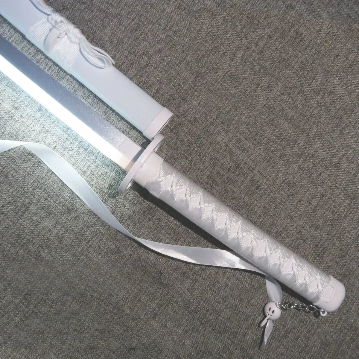 Luminous Bleach Katana Led Light Rukia Sword Anime Ichigo Cosplay Prop Ninja Knife Real Japanese Katana Bright Samurai Sabre Toy