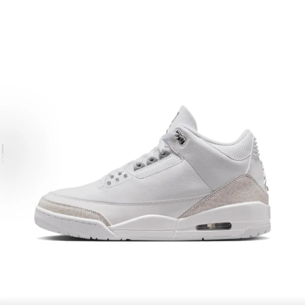 Nike Air Jordan 3 Leather “Pure Money” Mid-Top Basketball Shoes Comfortable, Durable, Slip-Resistant - Unisex Style CT8532111