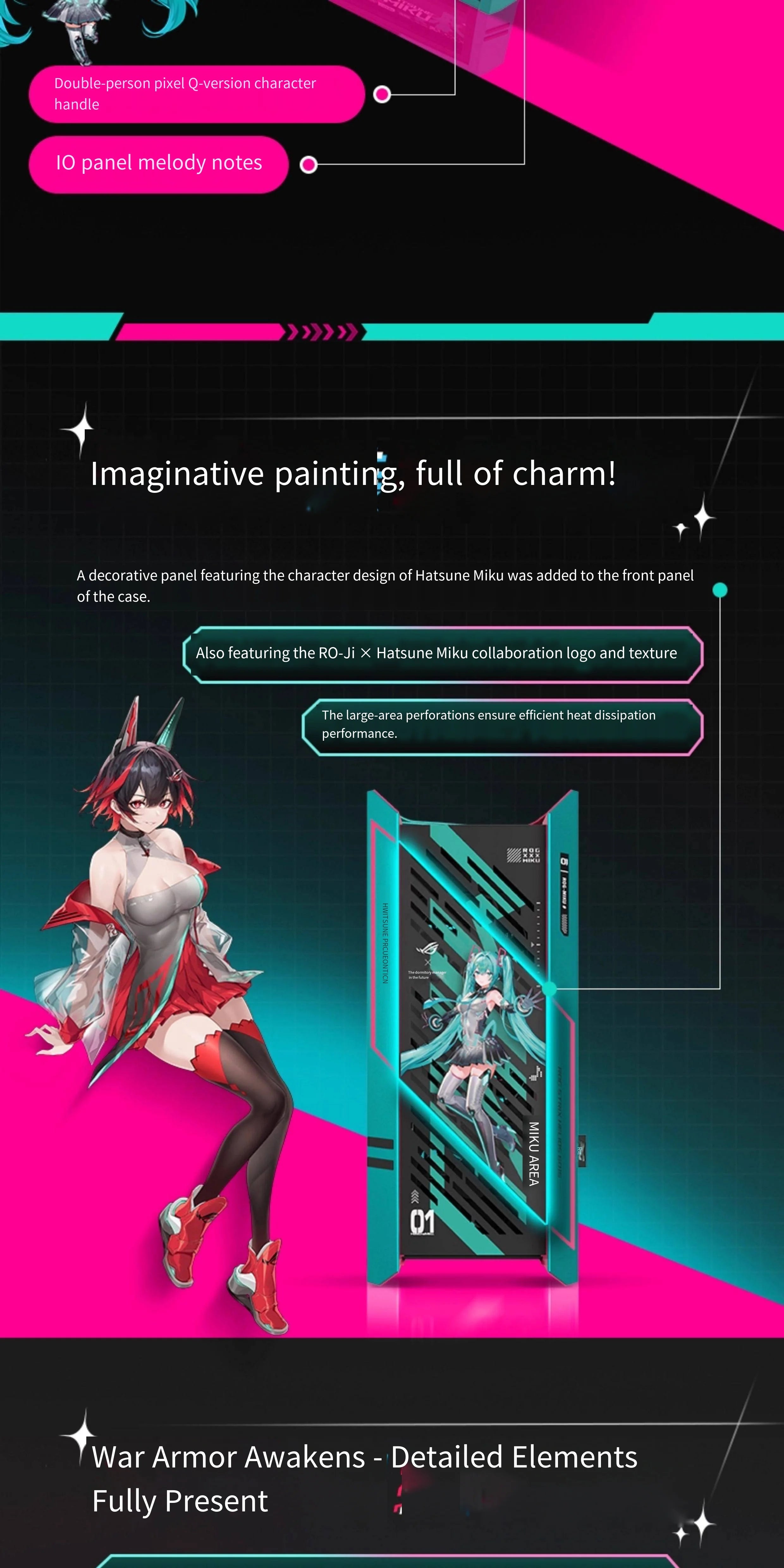 New ROG Strix Helios Gx601S ROJI Mid Tower Support 420mm Cooler ARGB for Gaming CASE Computer Case Only