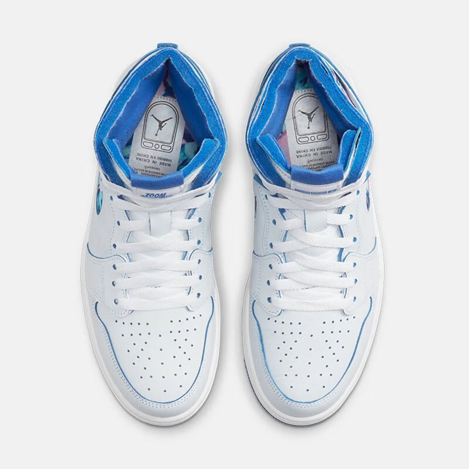 Nike genuine Women's Air Jordan 1 Zoom High-top Sneakers DV5575-140