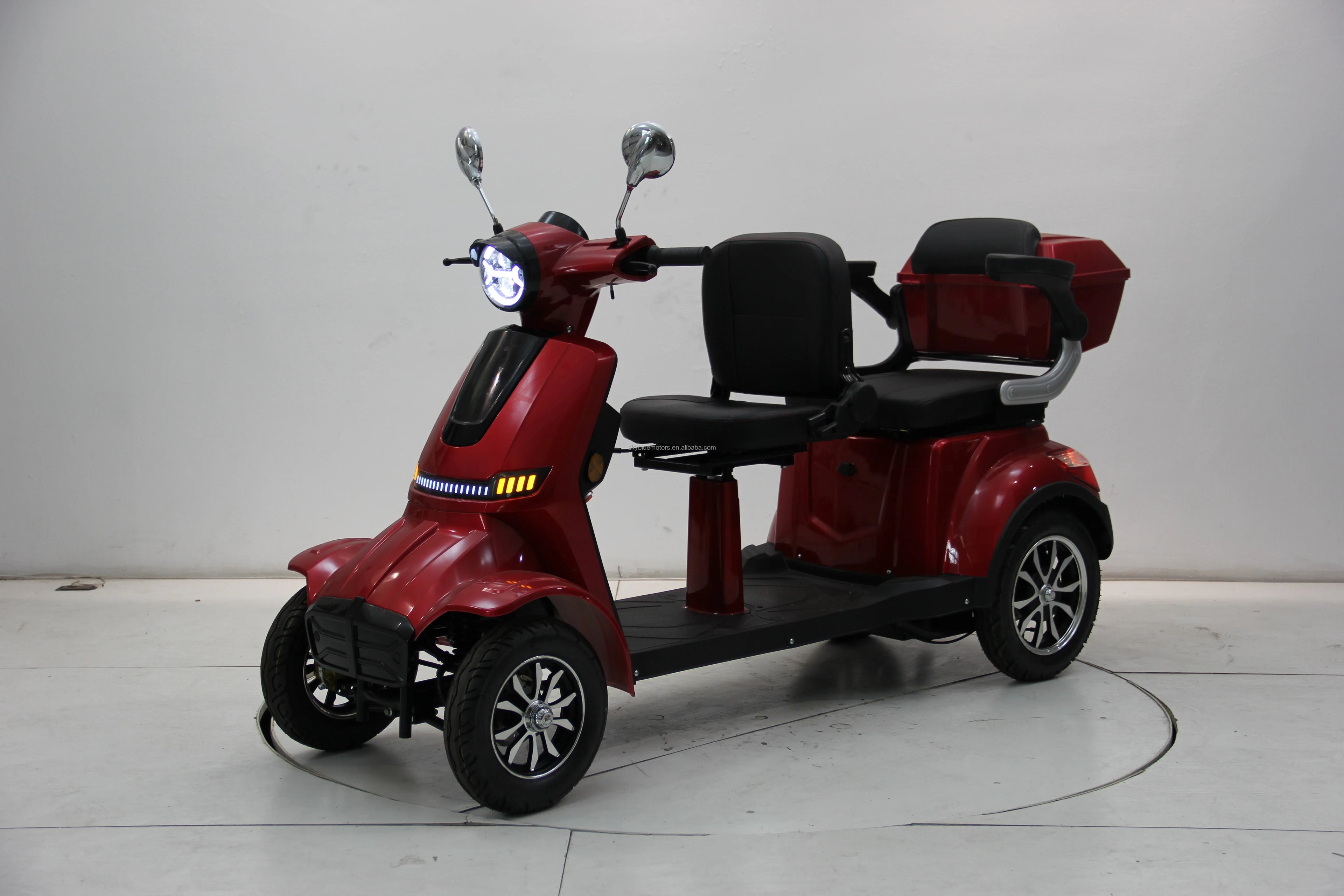 Modification 2025 High-Quality Mobility Scooter 1000W Two-Seat Electric Motorcycle for the Elderly 25KM/H for Sale Supplier Chin