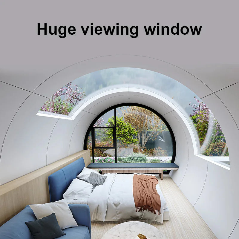 Modern Luxury Modular Steel Prefab House Factory Direct E8  Container Home Big Space Villa Model
