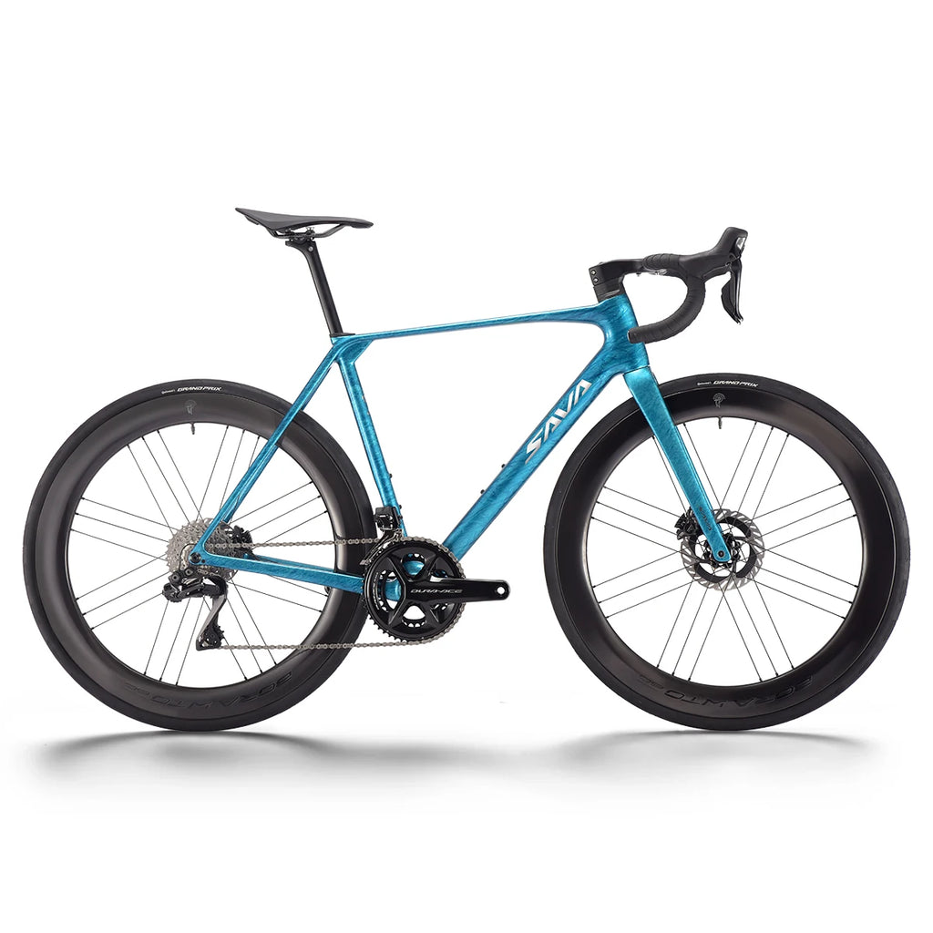 SAVA AEROX SLR9 Full Carbon Fiber Electronic Shift Road Bike with SHIMAN0 Di2 9270 Kit CP-BORA WTO B45 Rims