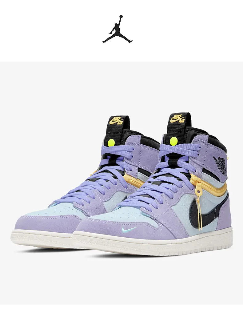 Nike genuine Air Jordan 1 High Zip Men's Sneakers CW6576-500