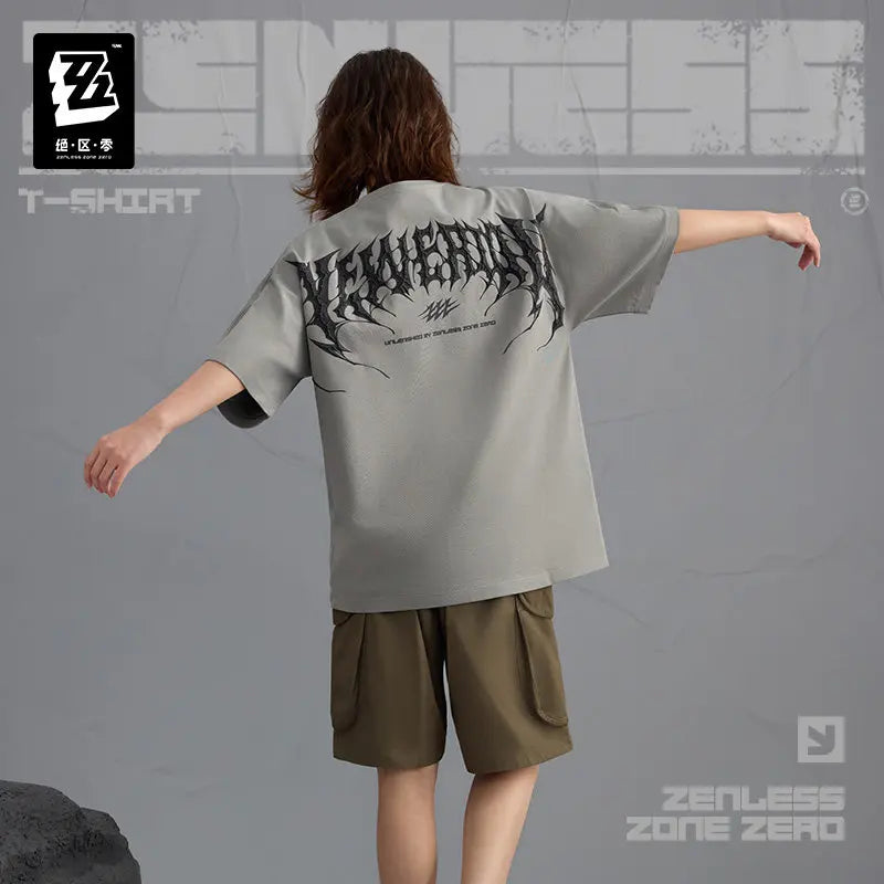 Pre-sale Official ZZZ 100% Cotton Short Sleeve T-shirt Zenless Zone Zero Casual Daily Wearing Women Men Anime Cosplay Tees