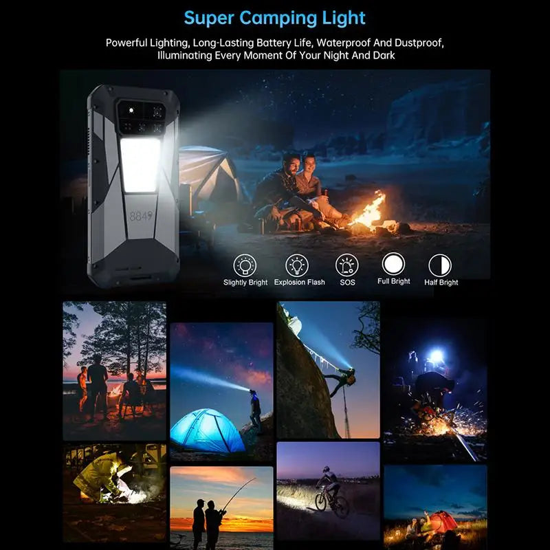 Unihertz Tank 4 pro Projector Rugged Phone 18GB+1TB/16GB+512GB Night Vision 6.73'' Dimensity 8300 11600mAh NFC 5G Snartphone