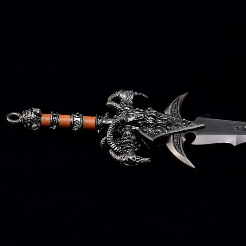 8.6/11.6inch Frostmourne Katana Anime World of Warcraft Lich King Sword Metal Ninja Knife Real Size Japanese Katana Sabre Toy