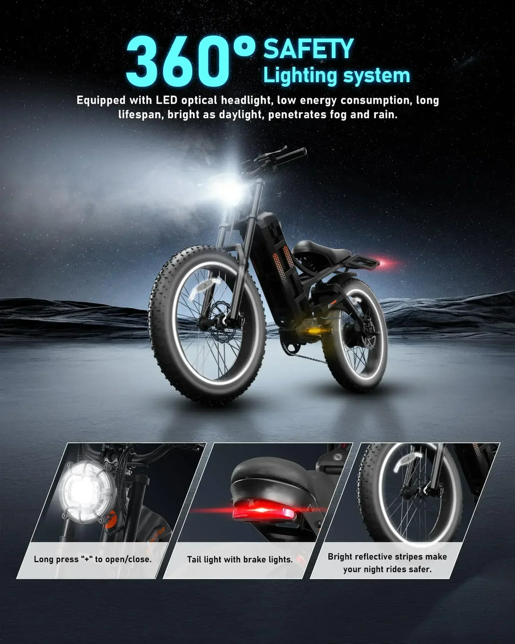 Adult High Power 2500W Off-Road Electric Bike Dual Motor 52V 60AH Lithium Battery Hydraulic Suspension E-Bike for Mountain