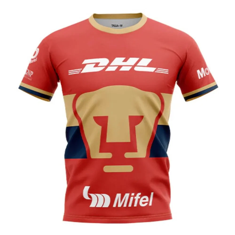 Trendy Design Football Jersey Unam Home And Away 2024_25 Jersey Men Women Clothes Breathable Quick-Drying Oversized T Shirts