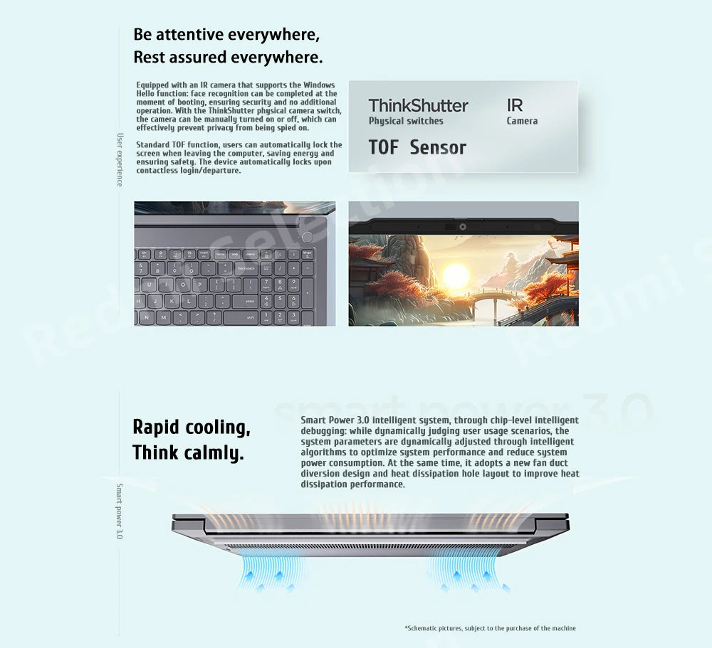 Lenovo Laptop ThinkBook 16+ 2024 AI Ryzen AI 9 365  RAM 32GB  1TB SSD AMD Radeon 880M 16-inch 3.2K LED 165Hz Screen Notebook Pc