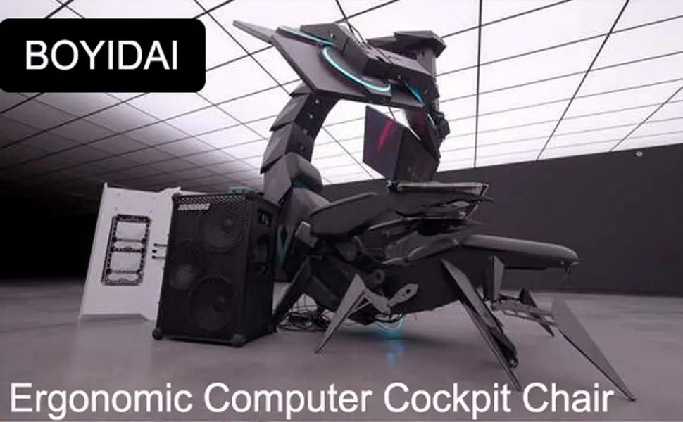2026-Scorpion Zero Gravity Silla Support High Back Recliner Gamer Revolving Computer with Backrest Adjustable Gaming Chair