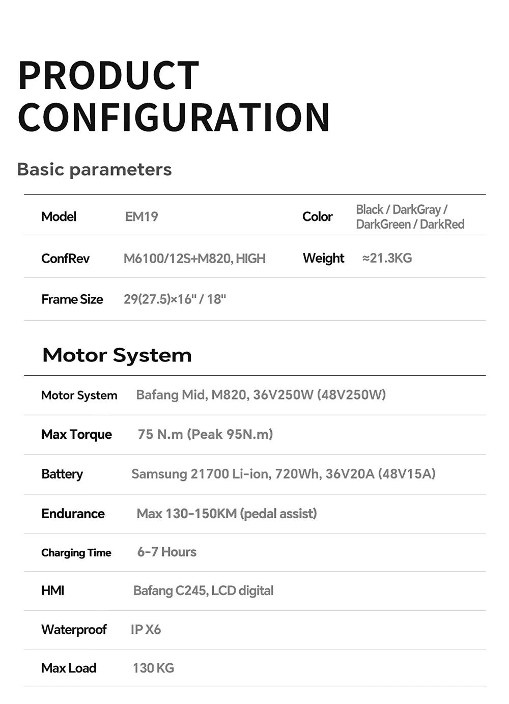 TWITTER EM19 Carbon FiberElectric assistance Bike 250W36V/48VNew21700Battery E-bike M6100 12S Adult All-Terrain Electric Bicycle
