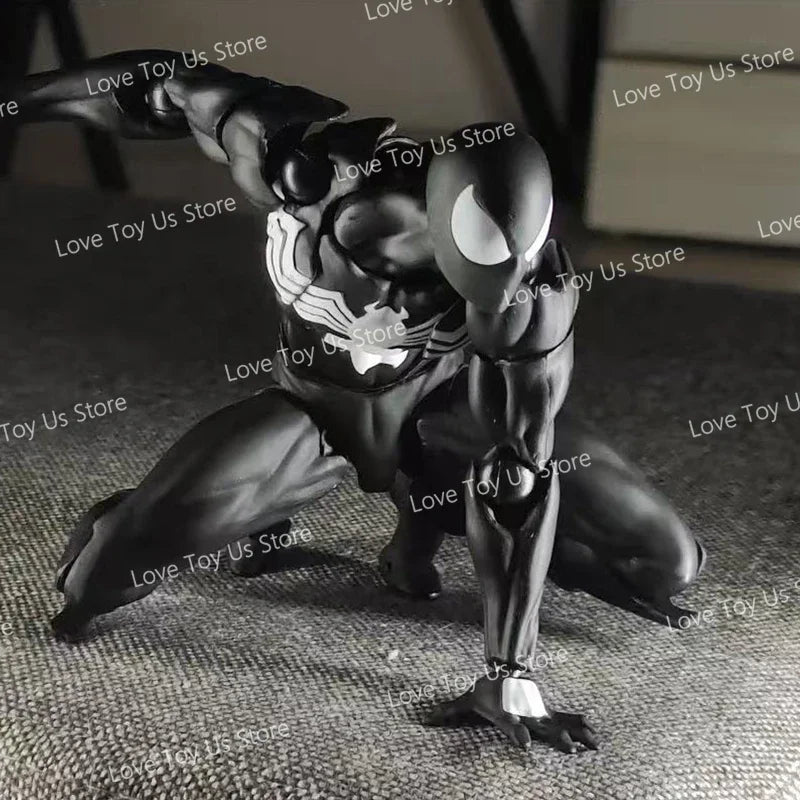 In Stock: Mess Toys Spider-Man Symbiote Suit & Scarlet Spider Anime Action Figures - Collectible Gift Set