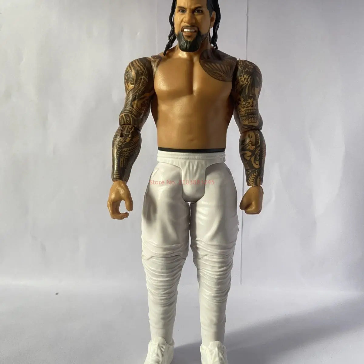 2024 New Hot WWE Figure 16cm Pvc Statue Jimmy Jey Uso The Usso Brothers Fighting Challenge Arena Worlds Wrestling Gladiator Toys
