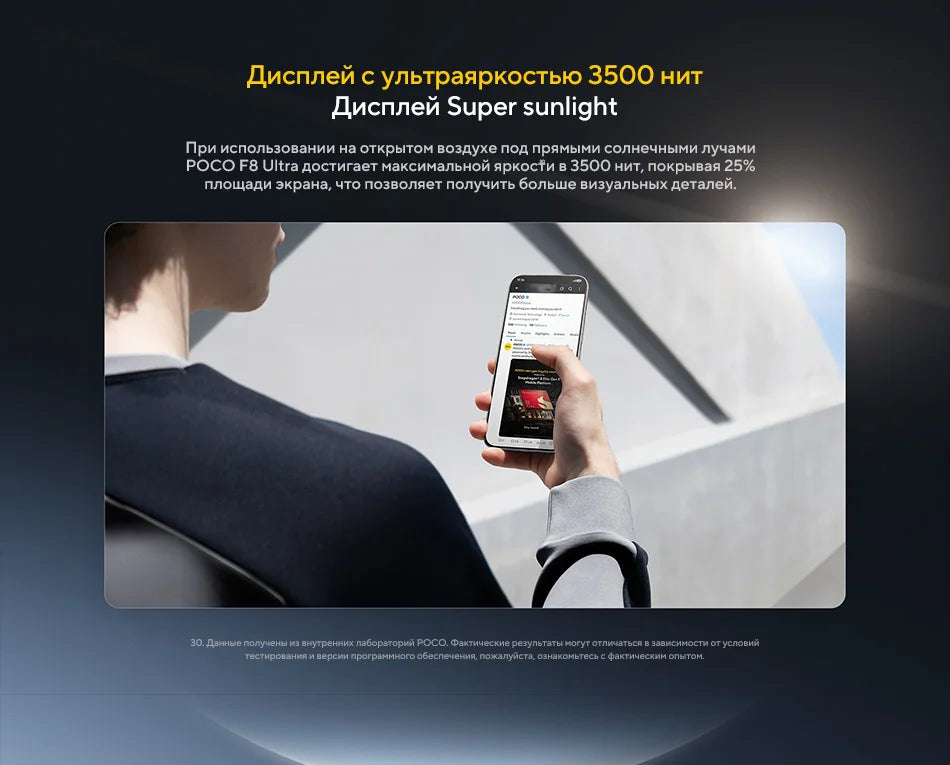 Global Version POCO F8 Ultra Smartphone Snapdragon 8 Elite Gen 5 6500mAh Battery 100W HyperCharging 50MP 6.9" 120Hz Display NFC