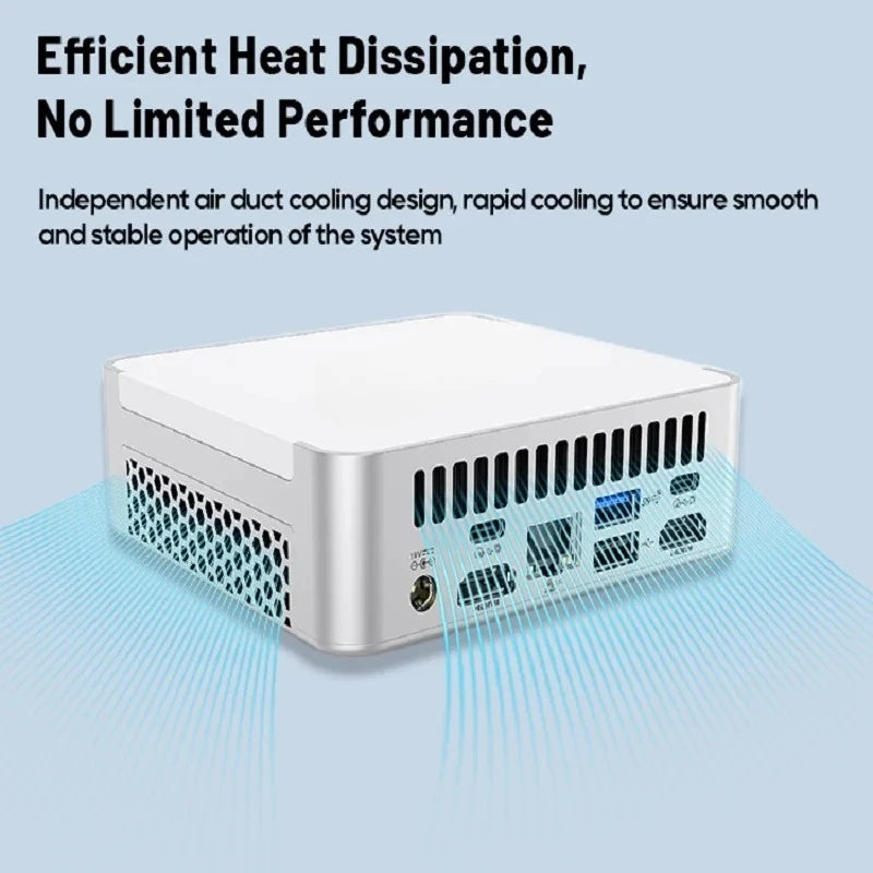 Leaderhub Mini Gaming PC Manufacturer 16GB 32GB Ram 2TB SSD Fanless Portatif Sfp Gaming Rtx Mini PC Core I7 I9 With DVD ROM