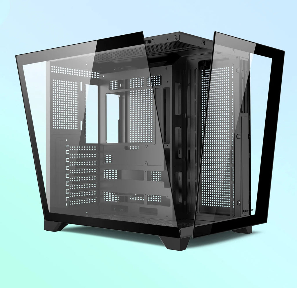 Power train Dreamland PRO ATX motherboard PC gaming 360 water-cooled Sea view room Double-sided glass gaming computer case