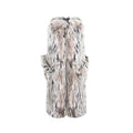 Mauroicardi Autumn Winter Long Colorful Thick Warm Hairy Fluffy Faux Fur Wide Leg Pants Men Pockets Runway Fashion Streetwear