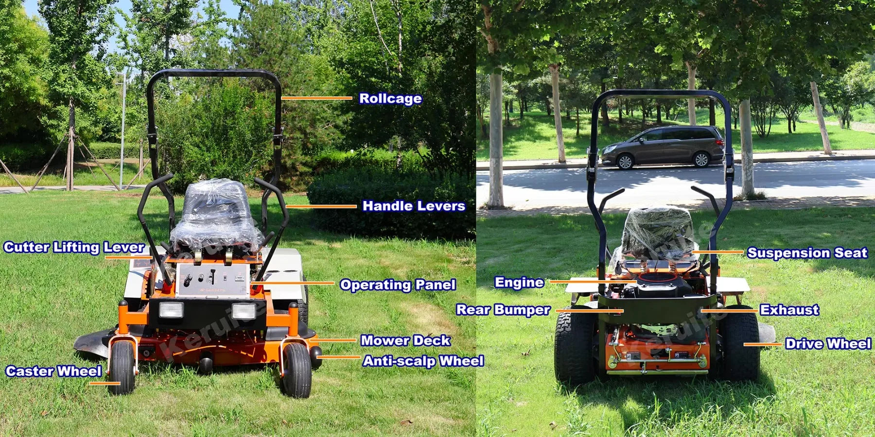 Lawn Mowers Car 48 Sit Ride-on 42 Small Mulching Used Tv Quad Bike Agricultural Wheels Controller All Terrain Lawn Mowers