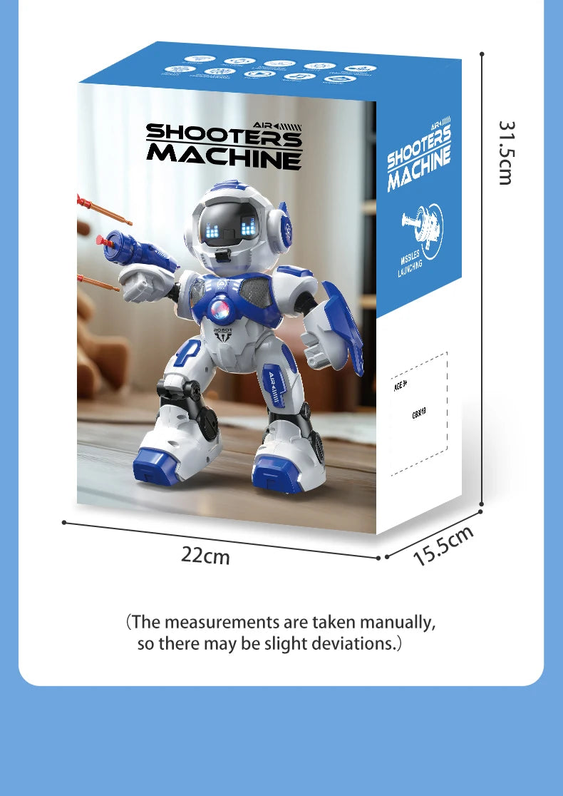 JHD For 2025 New JJRC R35 RC Robot Intelligent Programming Induction Interactive Remote Control Robot Electric Robot Model