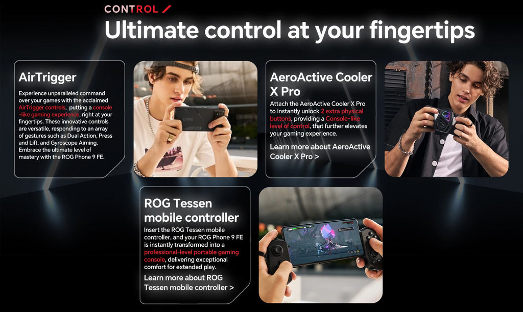 【IN STOCK】ROG Phone 9 FE 5G Gaming Phone Snapdragon 8 Gen 3 6.78'' 185Hz E-Sports E6 AMOLED Display  50MP Camera 5500mAh