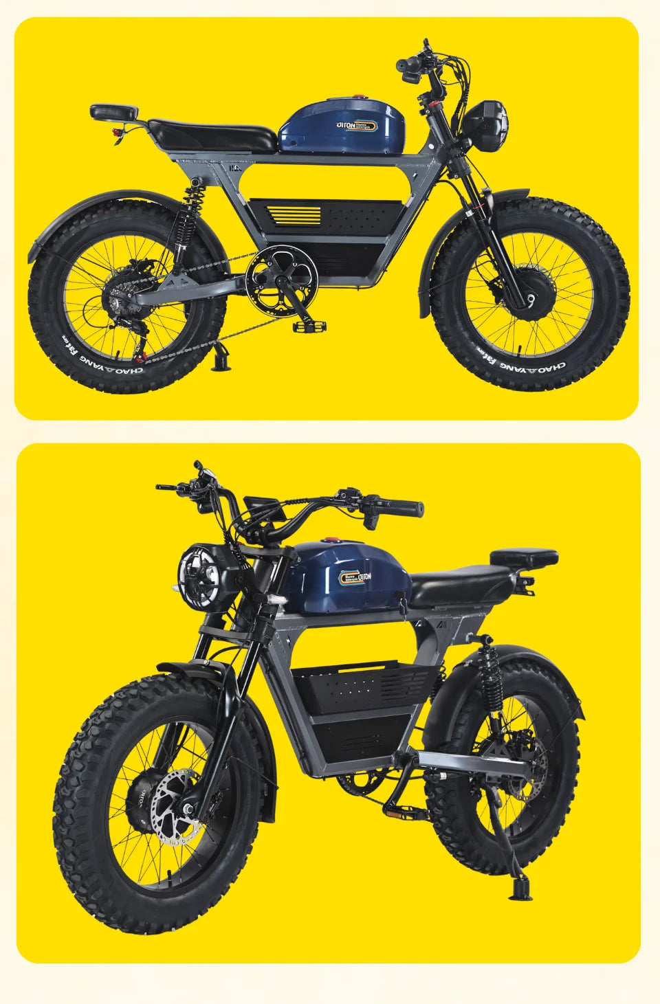2025 AKEZ All-Terrain Off-Road E-Bike - 3000W Super Dual Motor, 48V 26Ah Battery, 20'' Fat Tires & Full Suspension, Fast Electri