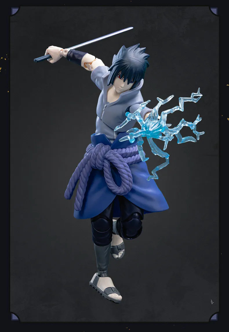 Blokees Naruto Action Figures Naruto Uzumaki Kurama Sasuke Uchiha Minato Namikaze Assembly Model Champion Class Anime Toys Gift