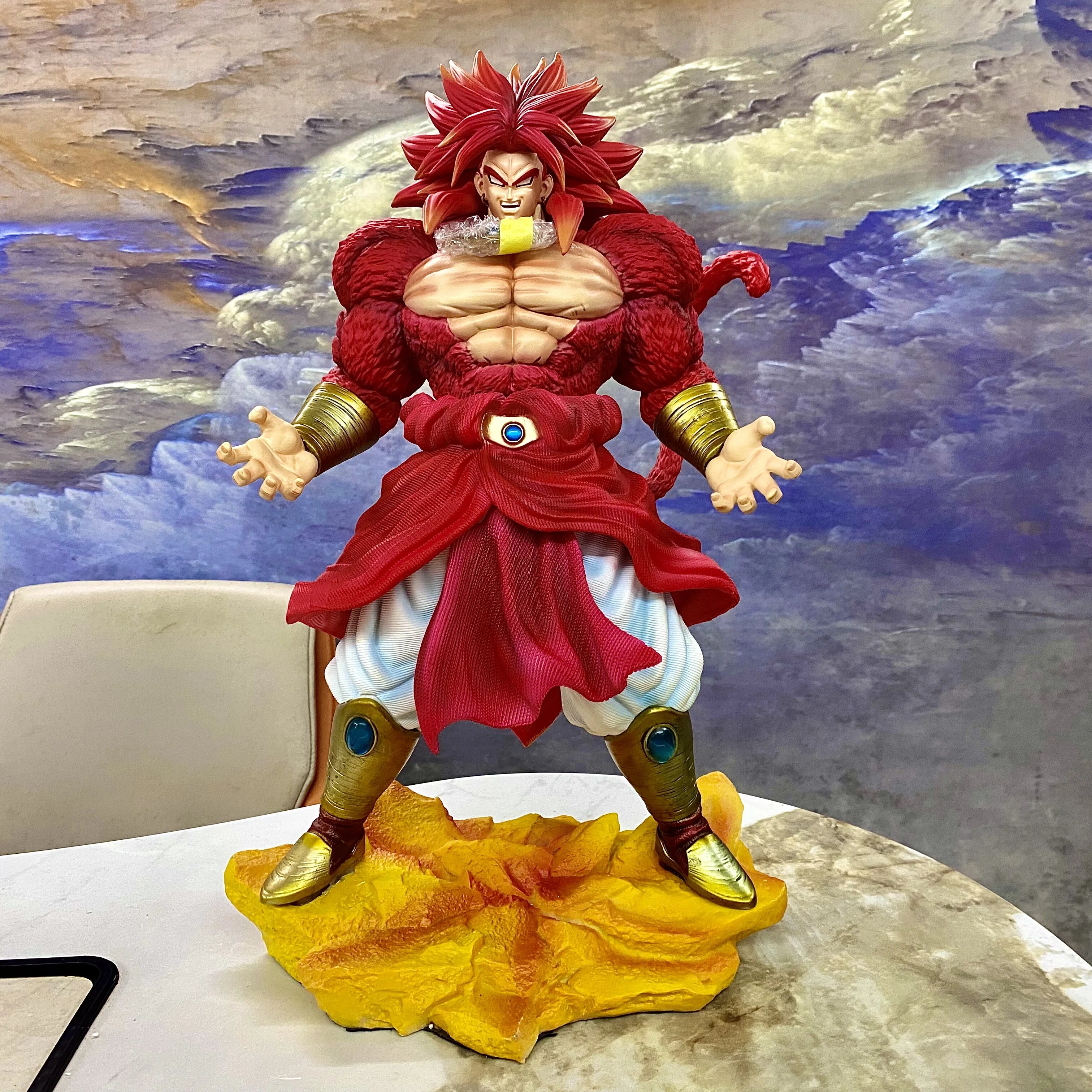 50cm New Dragon Ball Anime Figure Broli Periphery Pvc Model Collect Statue Desktop Decoration Ornaments Kids Birthday Gifts Toys