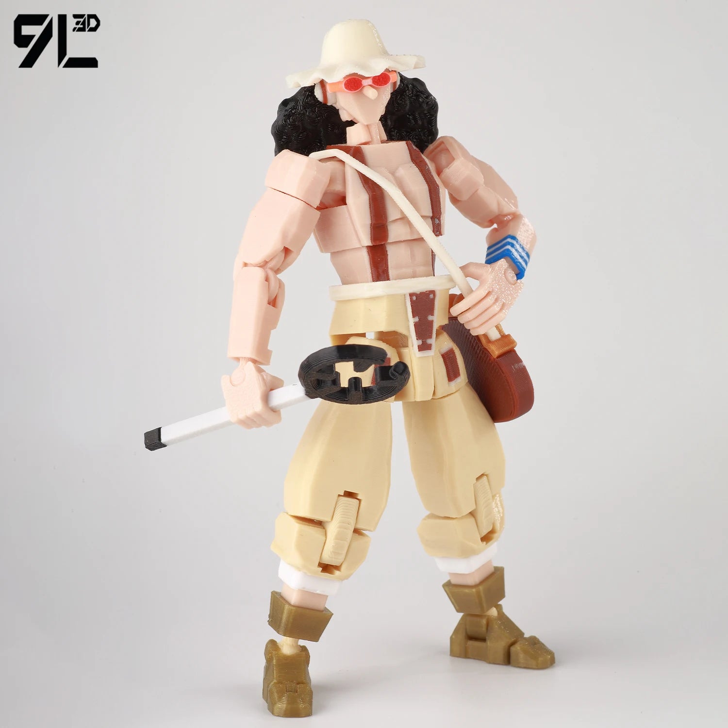 9L3D Printed Anime One Piece Naruto Demon Slayer Dummy13 Lucky T13 Movable Shapeshift Action Figures Mannequin Toys Collectors