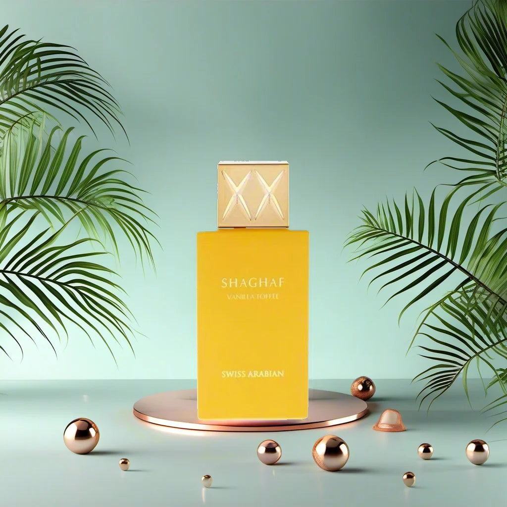 SHAGHAF VANILLA TOFFEE/OUD ROYALE SWISS ARABIAN Men's perfume,  can also be used as gifts for Halloween and Valentine's Day