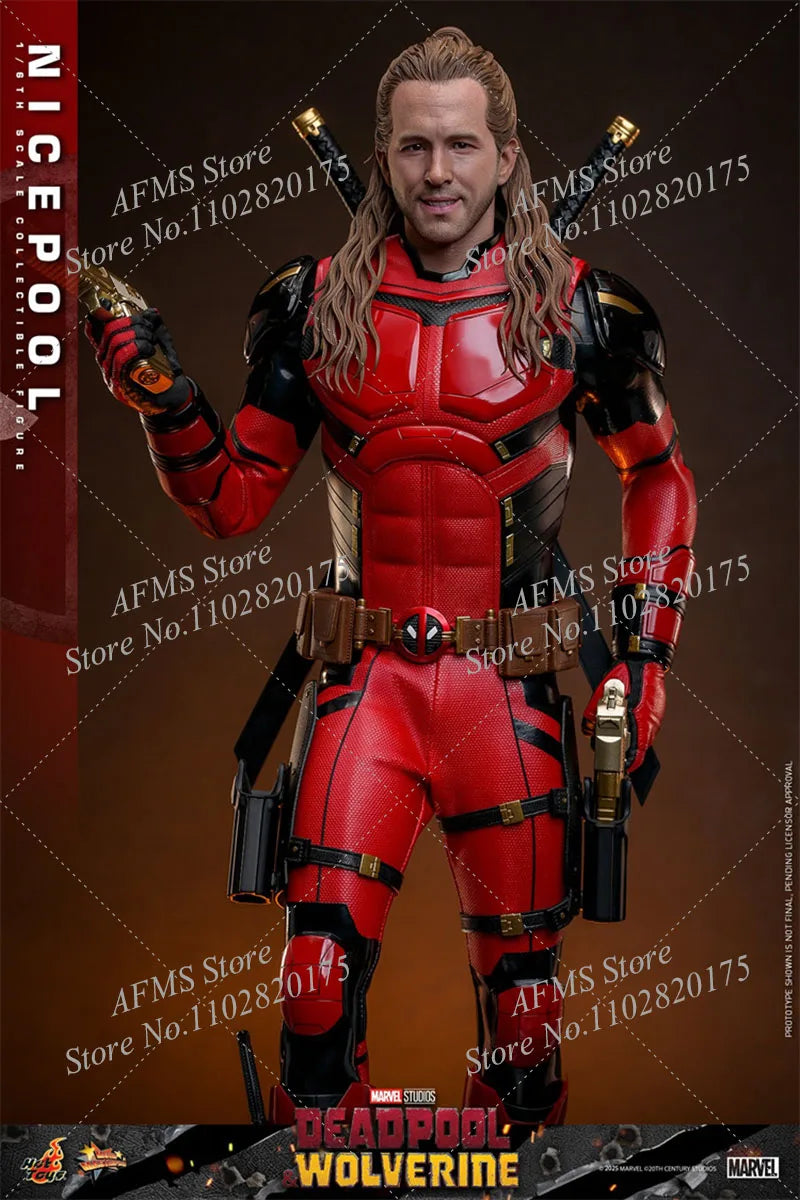 HOTTOYS MMS788 1/6 Scale Collectible Figure Ryan Reynolds Deadpool & Wolverine 12Inch Men Soldier Action Figure Body Toys
