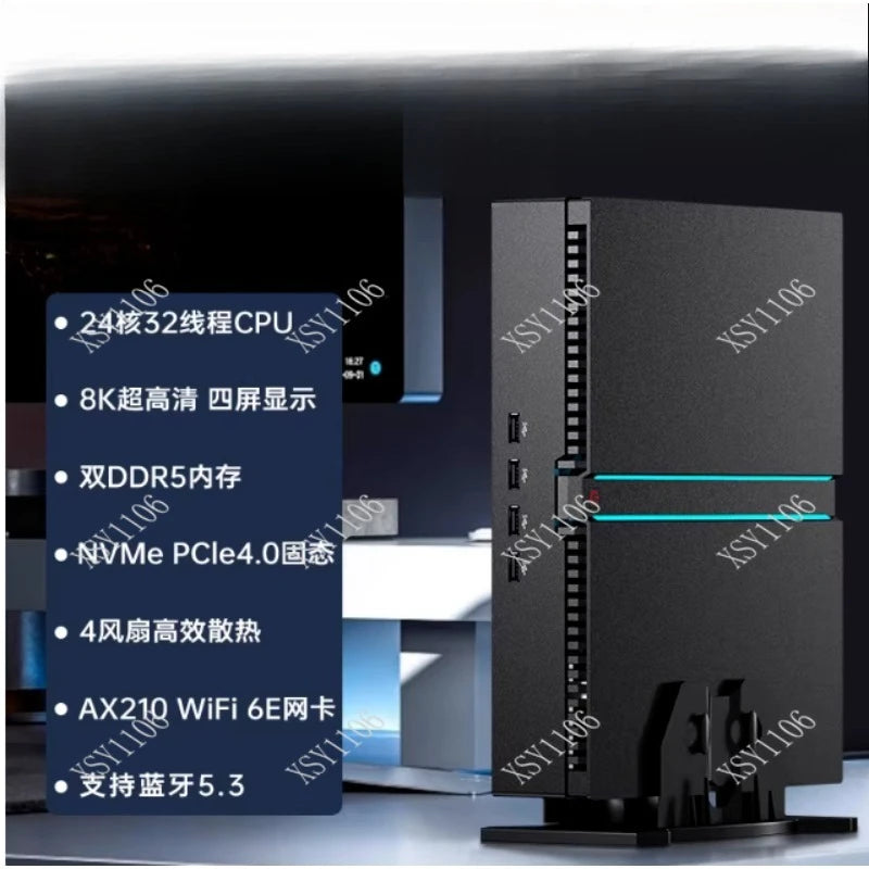 14th Gen  Core I9 Mini Gaming PC with RTX4070 Discrete Graphics Desktop Computer