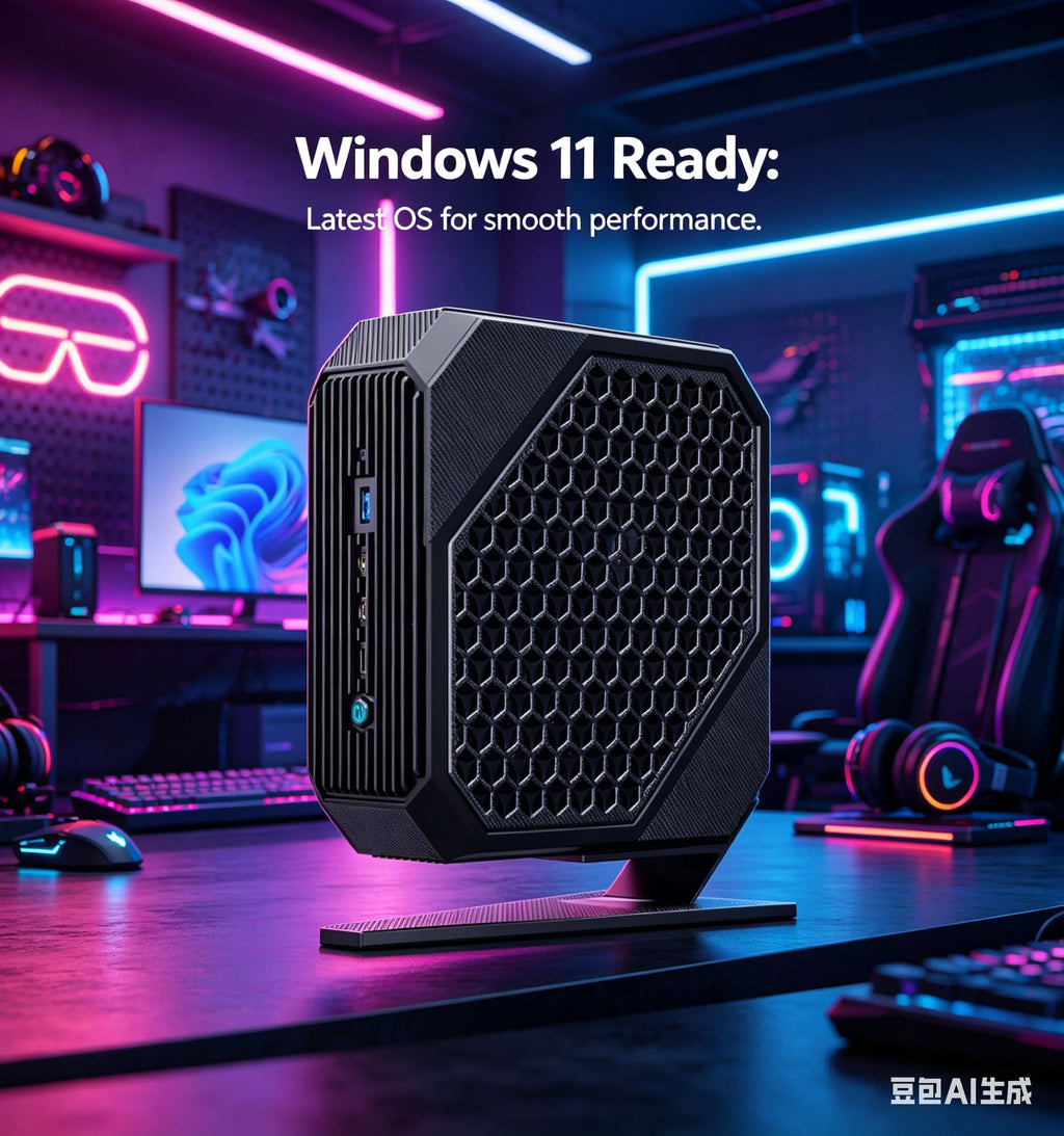 2023 Oushedi HX99G Mini PC Windows 11 AMD Ryzen 9 6900HX AMD Radeon RX 6600M DDR5 32GB 512GB SSD USB4 Desktop Gaming Computer