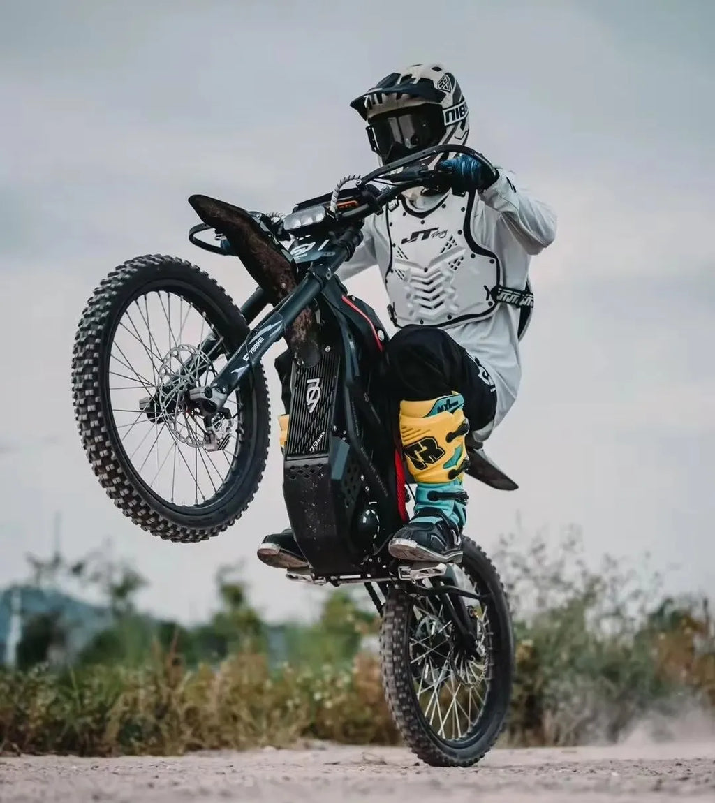 UTV&ATVPro for Adult Electric Dirt Bike 72V Motocross Mountain Hilly Road Racing Bike 85km/h Max Speed 120km Range Front/Rear