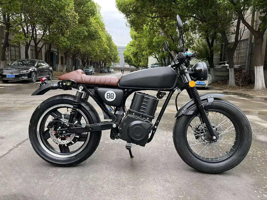 Luyuan The Latest New Energy Lithium Battery High Speed New Arrival Good Quality Fashion Model Retro Electric Motorcycle 2000W