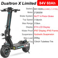 Original Dulatron X Limited 84V 60Ah 2*2800W Dual Motor Top Speed 110km/h EY4 Display Dualtron X Limited Electric Scooter