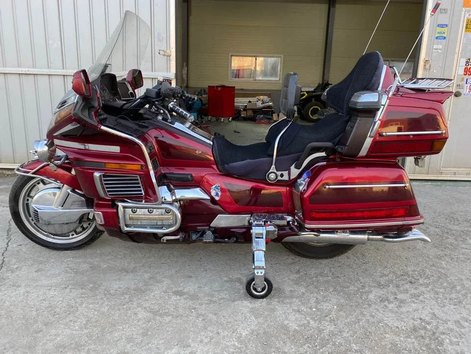 Chrome Landing Gear Powerful Anti-Fall Wheels for Latest Heavy Motorcycle Parking Safety Assist