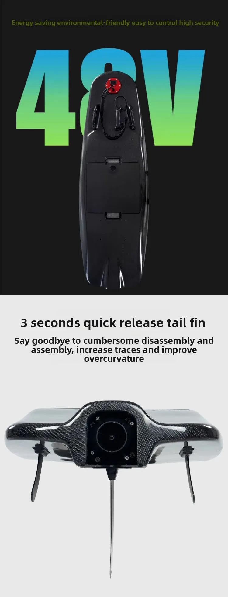 2025 New High-Speed Jet Board Electric 48V 55km/h Power Surfboard Motor Control Water Sports Electric Surf Motorized Powered