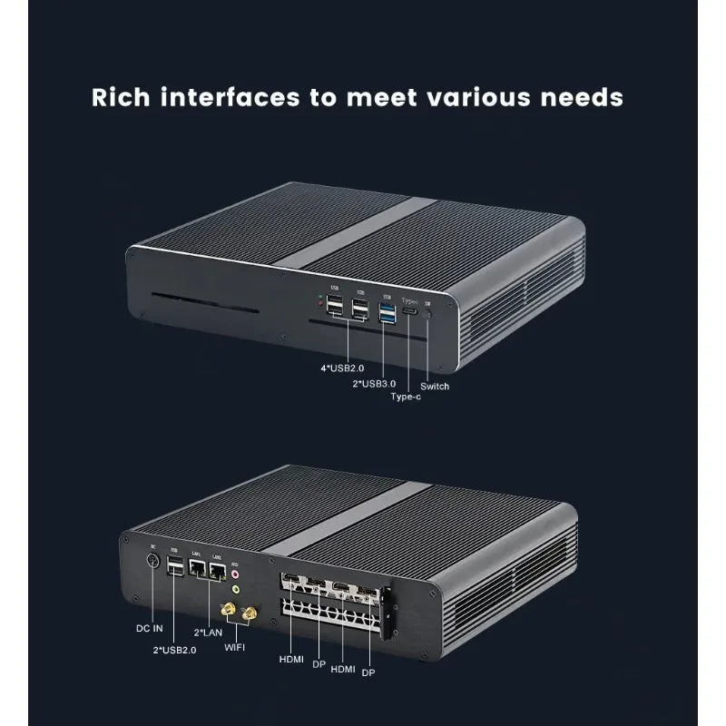 Desktop mini computer host full set of 13th generation i7/i9 high-end i5 e-sports game book