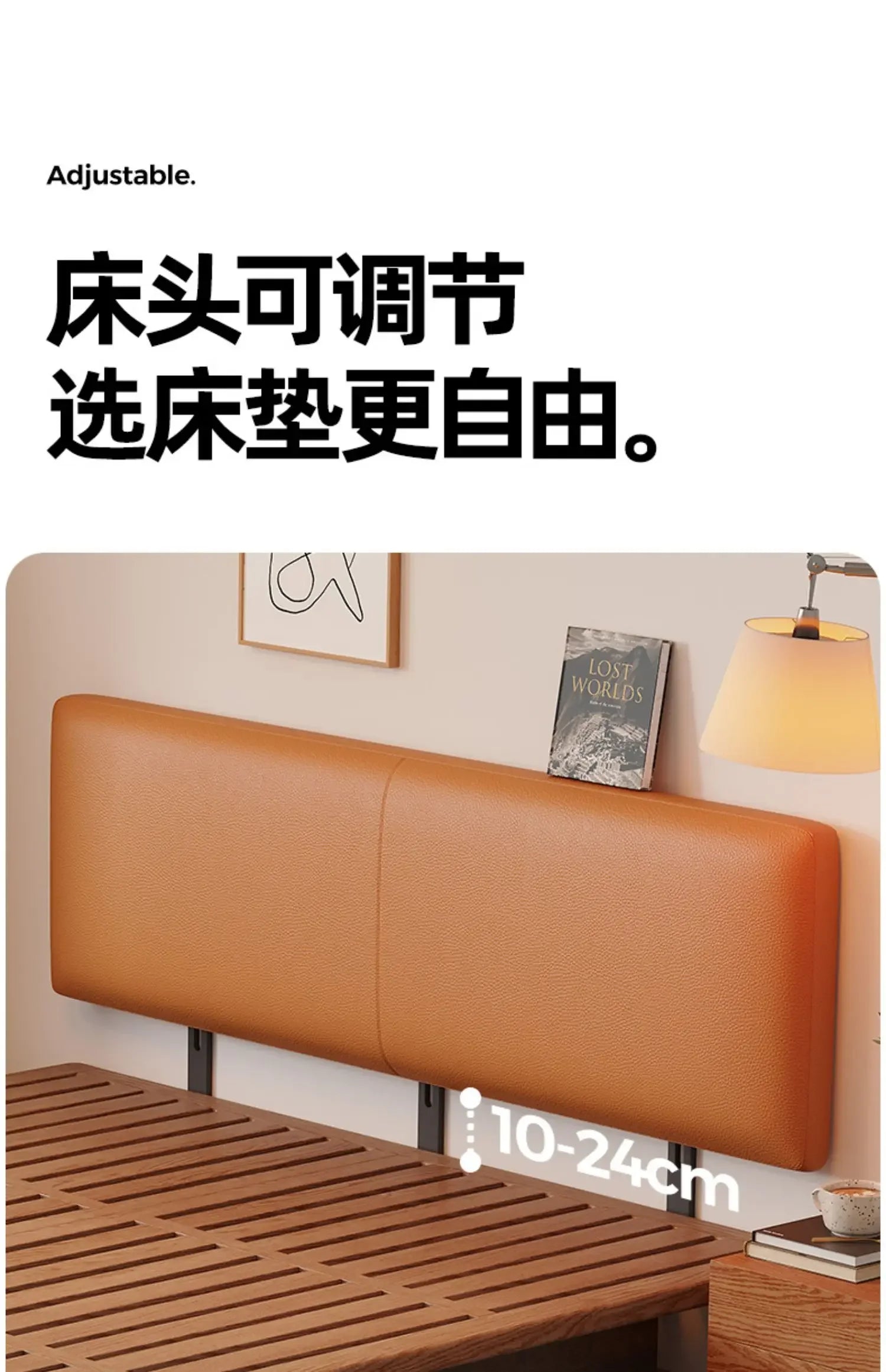 European Modern Bed Frame Double Storage Bedroom Full Size Bed Frame Headboard Nightstands Mobili Per La Casa Home Furniture