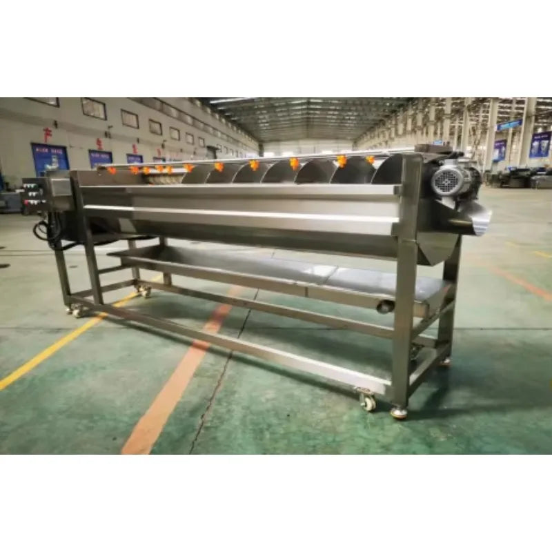 Ready-to-fry Frozen Potato Production Line 304 SS Electric 100kg/h Mesh Belt Deep Frozen French Fries