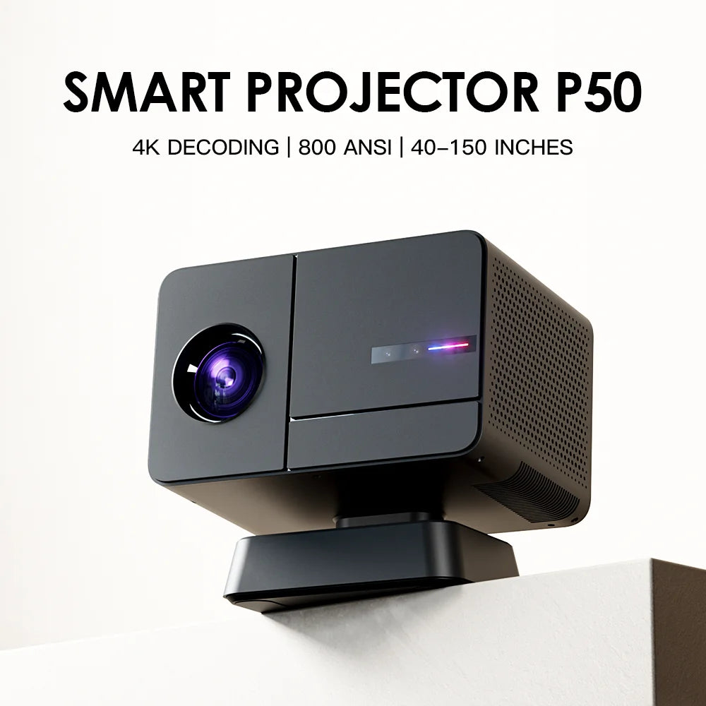 P50Max Gamepad Mini Projector H713 1080P 2+16GB 450 Lumens Smart TV Android 11 Wifi Portable Home Theater LED Games Projectors