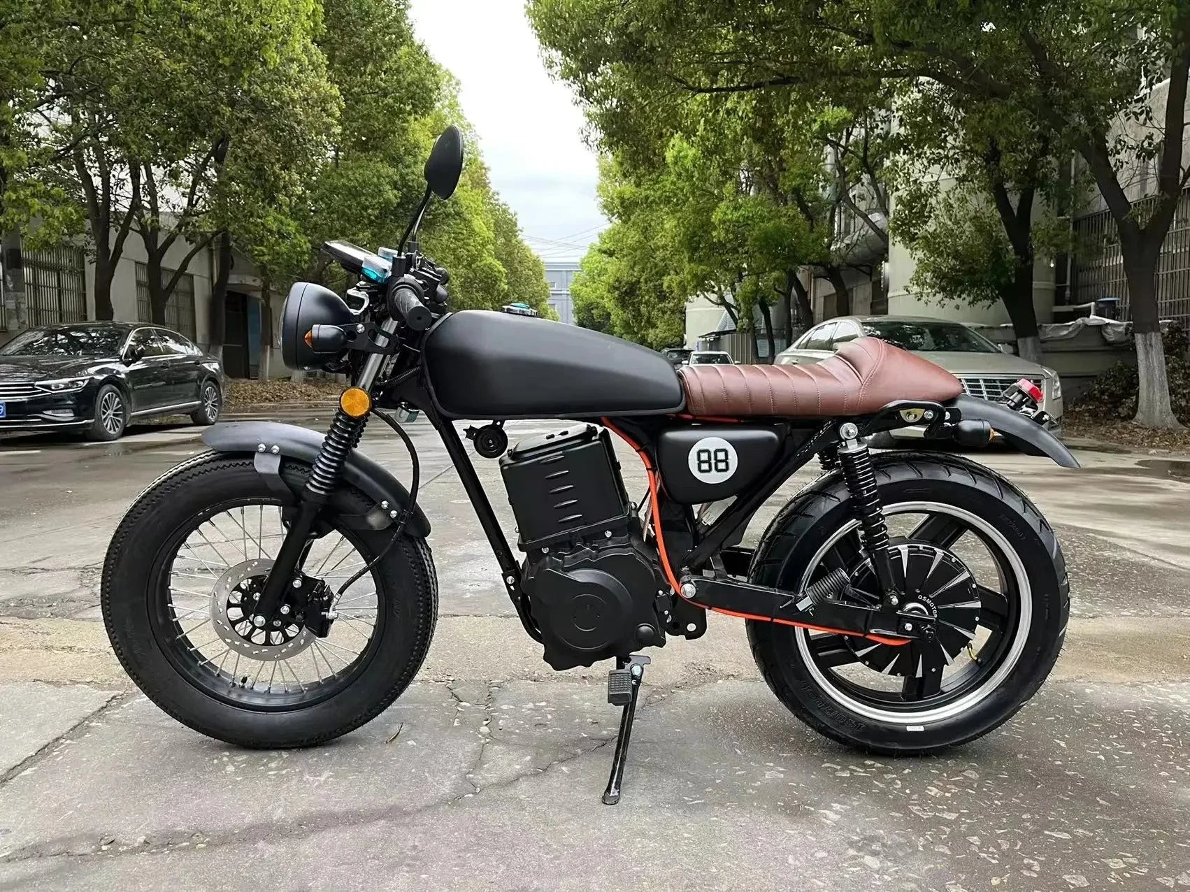 STROVAN  The Latest New Energy Lithium Battery High Speed New Arrival Good Quality Fashion Model Retro Electric Motorcycle 2000W