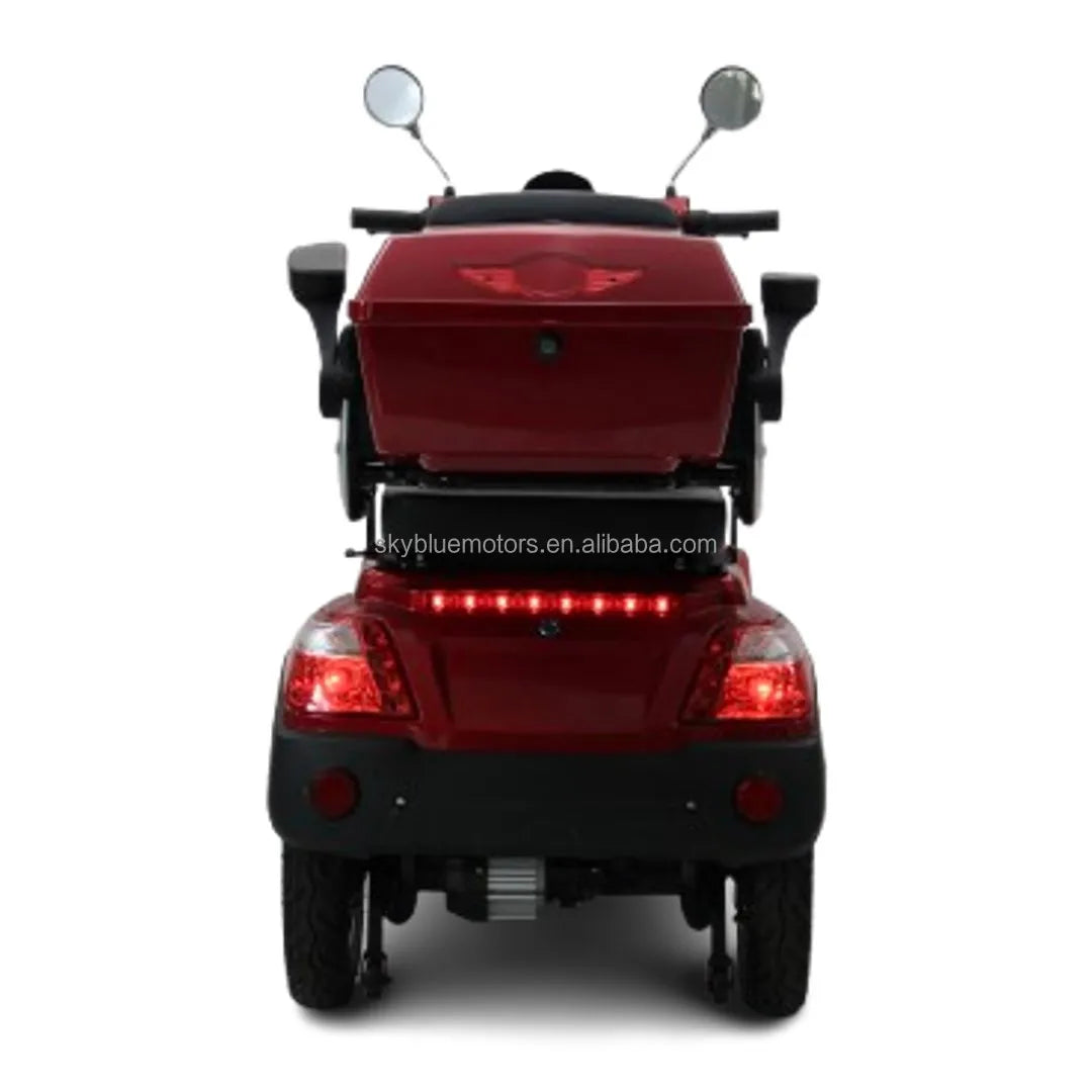 Modification 2025 High-Quality Mobility Scooter 1000W Two-Seat Electric Motorcycle for the Elderly 25KM/H for Sale Supplier Chin