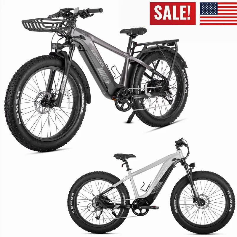 26" MOUNTAIN-ELECTRIC BIKE 750W 52V 17AH UP TO 32KM/H E-BIKE & Torque sensor