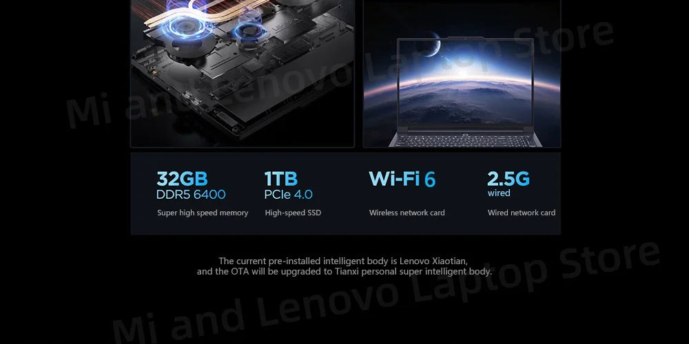 Lenovo LEGION Y9000P 2025 Ultra9 275HX RTX 5060/RTX 5070 8G 32GB 1TB 16inch 2.5K 240Hz Screen
