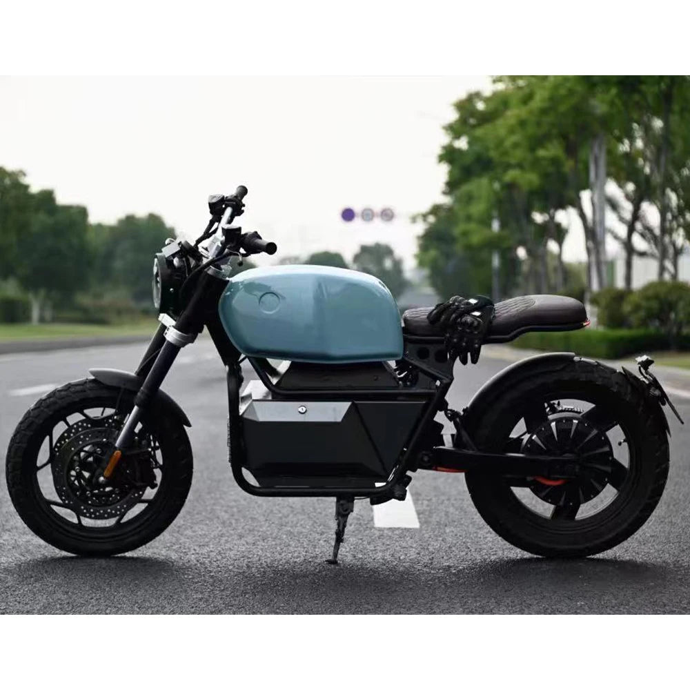 ER200 DDP Wuxi Advanced Technology 4000w 72v 60ah Retro Style Electric Motorcycle